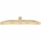 Ekena Millwork Portland Rough Sawn Timber Gable Bracket, Douglas Fir, 72"W x 15"H x 6"D x 6"F, 5/12 Pitch GBW072X15X0606POR00RDF - alternate 2